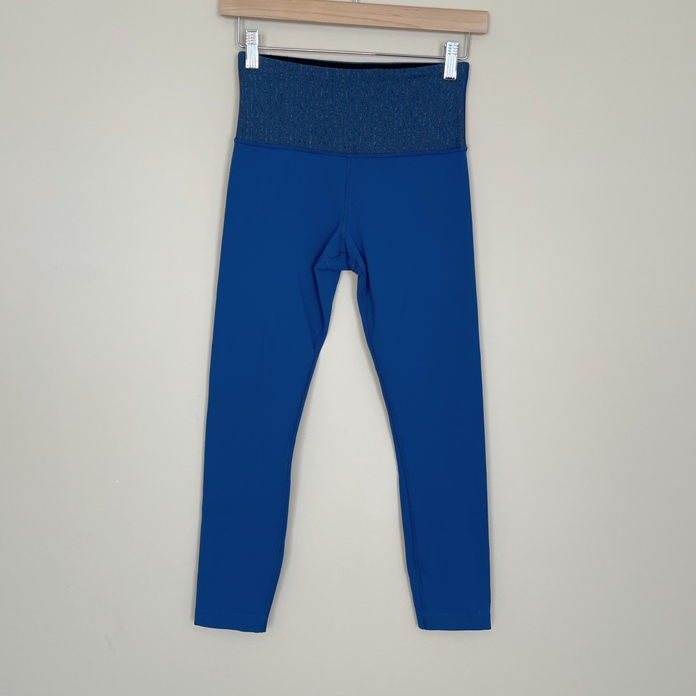 lululemon athletica Royal Blue High-Waist Leggings